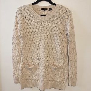Jeanne Pierre Pullover Sweater With Pockets Medium